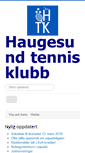 Mobile Screenshot of haugesundtennisklubb.no